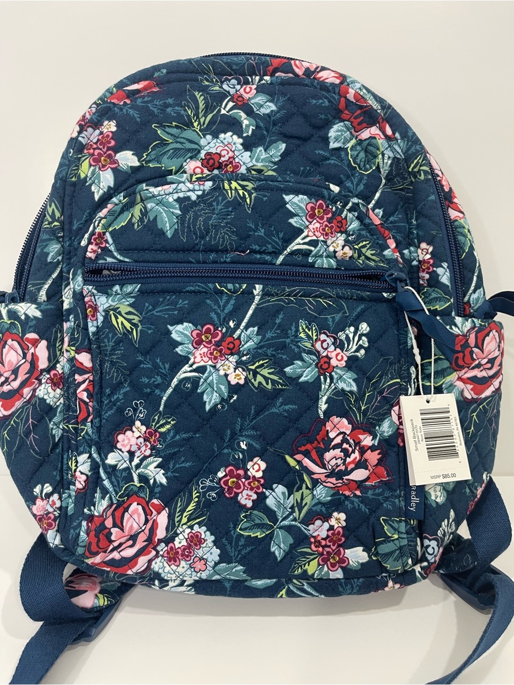 Quilted Floral Mini Backpack - Vera Bradley - Picture 1 of 2